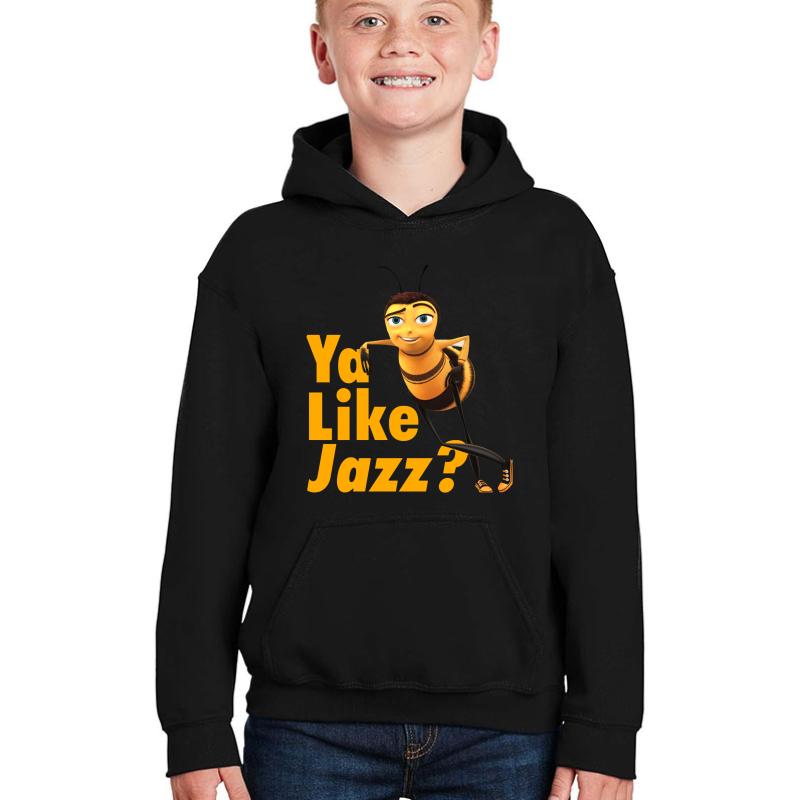 Ya Like Jazz? Youth Hooded Sweatshirt Boy Black