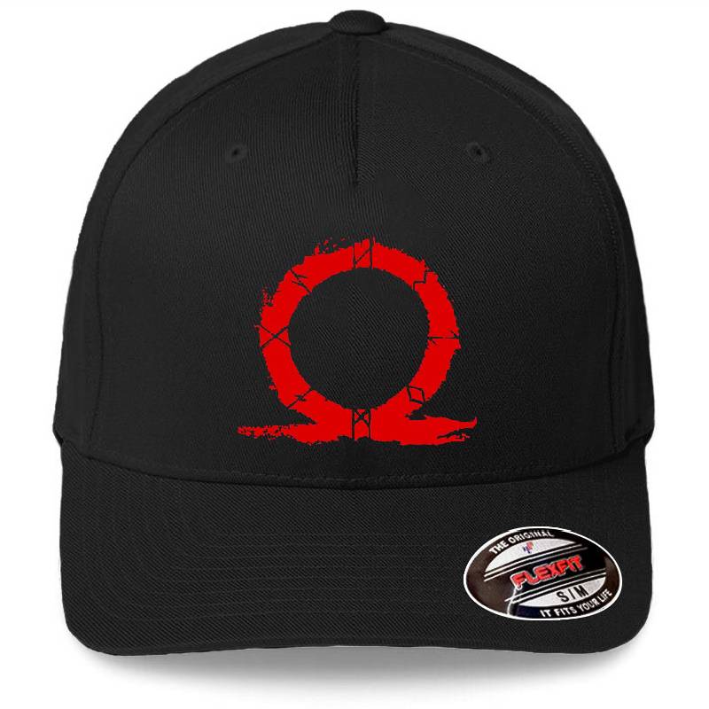 God Of War Omega Premium Flat Bill Snapback Caps