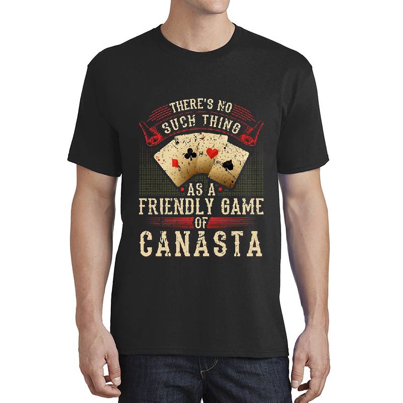 No Such Thing Friendly Game of Canasta Card Game Premium Flat Bill Snapback Caps