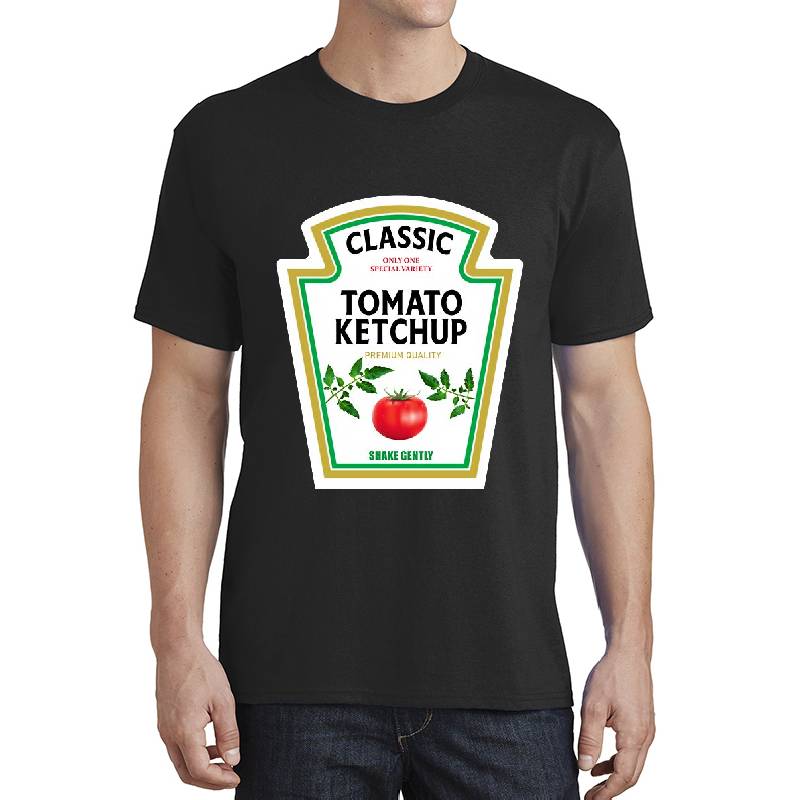 Ketchup Halloween 2023 Costume Family Group Matching Couple Mustard Mayo Unisex V-Neck T-Shirts