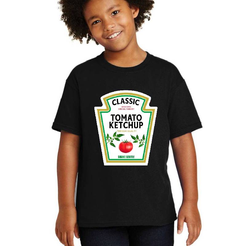 Ketchup Halloween 2023 Costume Family Group Matching Couple Mustard Mayo Unisex V-Neck T-Shirts
