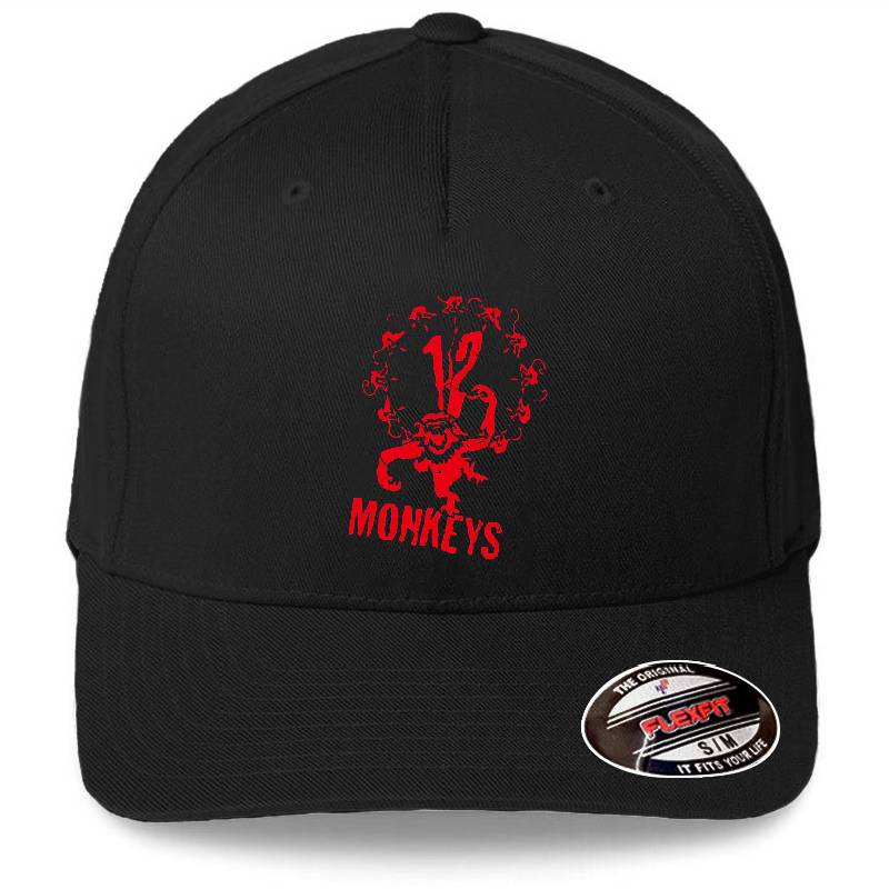 Army Of 12 Monkeys Sticker Premium Flat Bill Snapback Caps