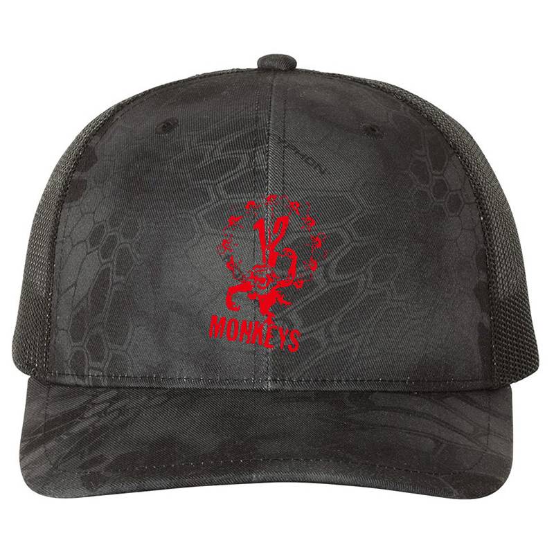 Army Of 12 Monkeys Sticker Premium Flat Bill Snapback Caps
