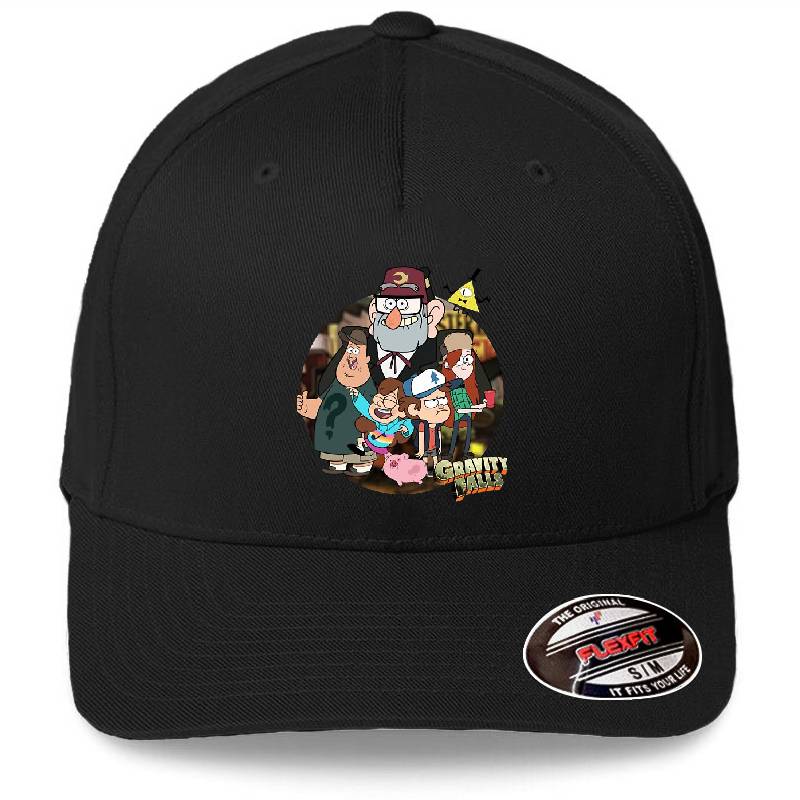 Gravity Falls Premium Flat Bill Snapback Caps