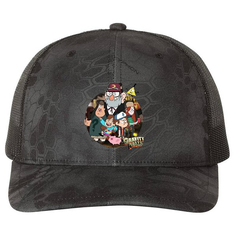 Gravity Falls Premium Flat Bill Snapback Caps