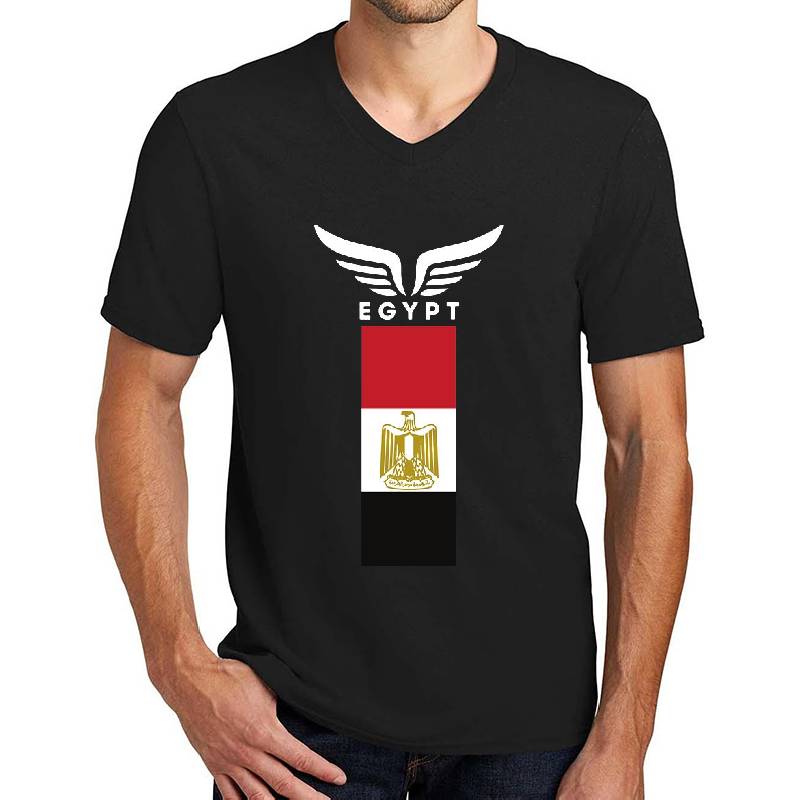 Egypt flag with Egyptian eagle Premium Flat Bill Snapback Caps