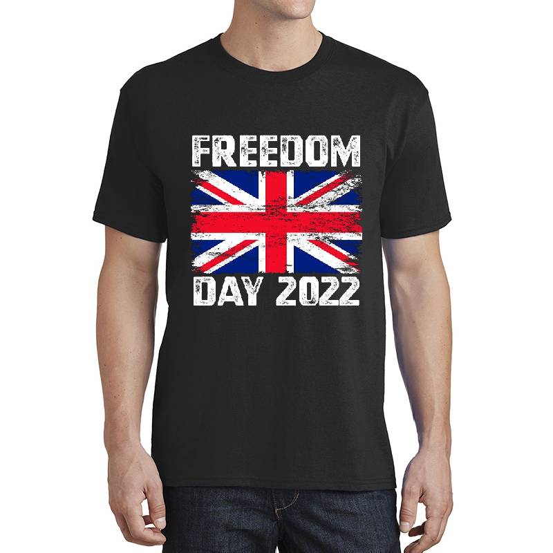 Freedom Day End All Restrictions England Unisex V-Neck T-Shirts
