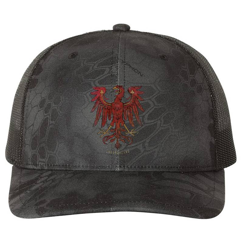 Eagle of Branderburg Vintage Emblem Premium Flat Bill Snapback Caps