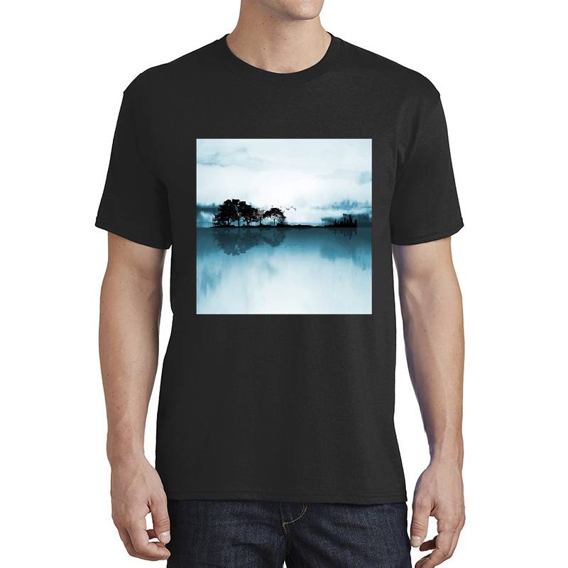 Nature Guitar Blues Unisex V-Neck T-Shirts