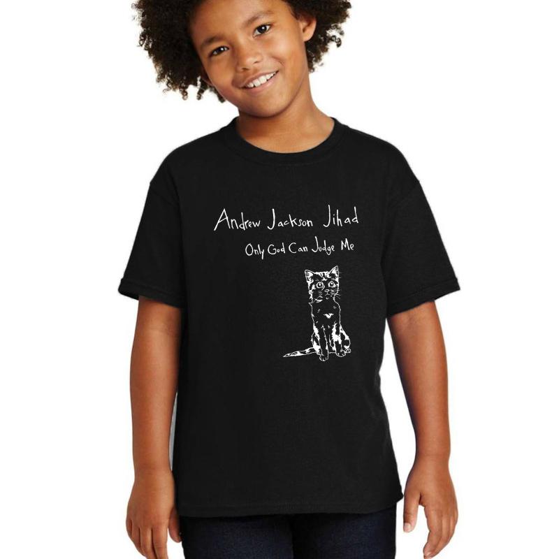 Andrew Jackson Jihad - Only God Can Judge Me Inverted  Youth T-Shirt Boy Black