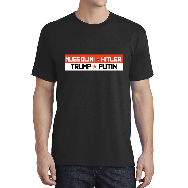 Mussolini Hitler and Trump Putin Bumper Flexfit Baseball Caps