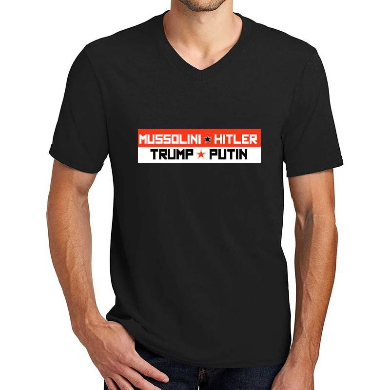 Mussolini Hitler and Trump Putin Bumper Flexfit Baseball Caps