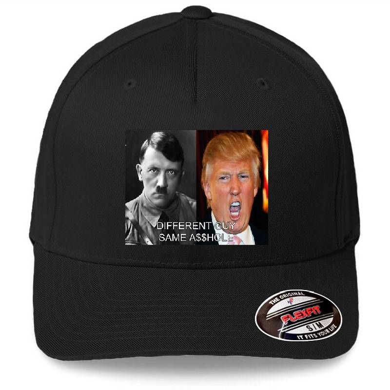 No To Trump   Premium Flat Bill Snapback Caps