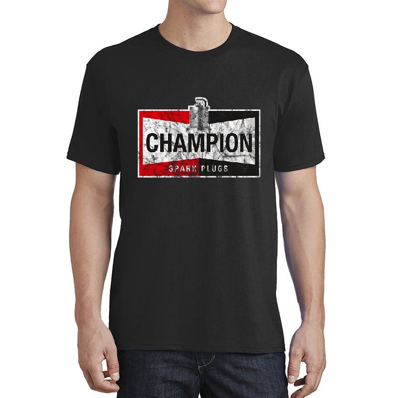 Champion Spark Plugs Distressed Logo Youth Hooded Sweatshirts