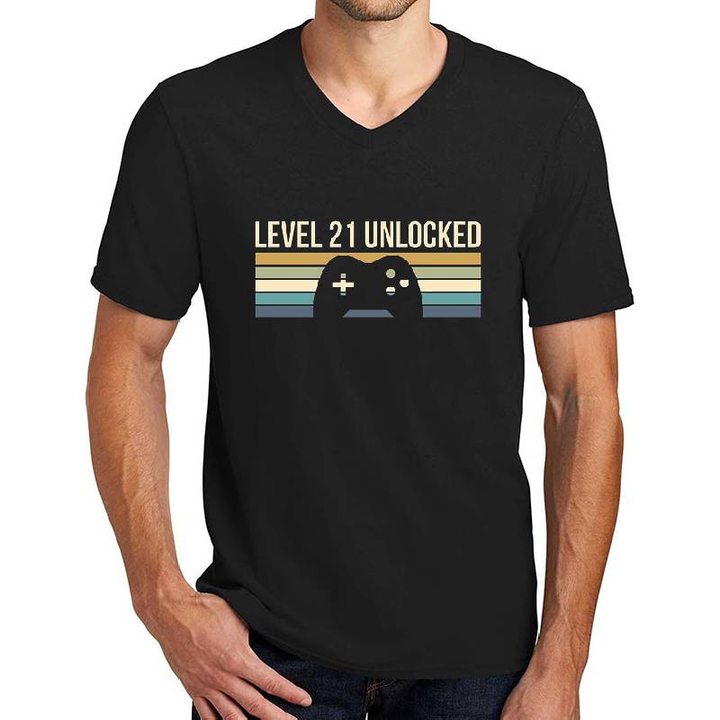 Level 21 Unlocked 21st Birthday Bday Legal Drinking Age Youth T-Shirts