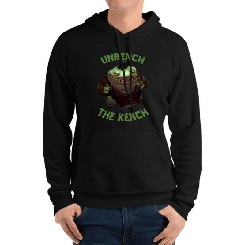 Unbench The Kench Unisex Hooded Sweatshirt Men Black