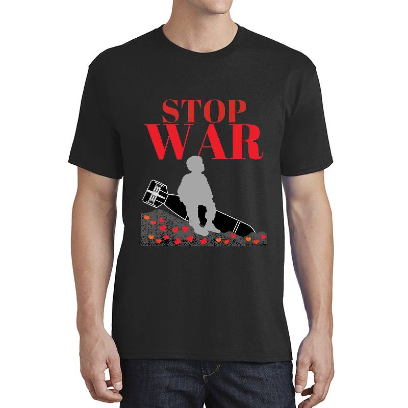 Stop war Unisex V-Neck T-Shirts