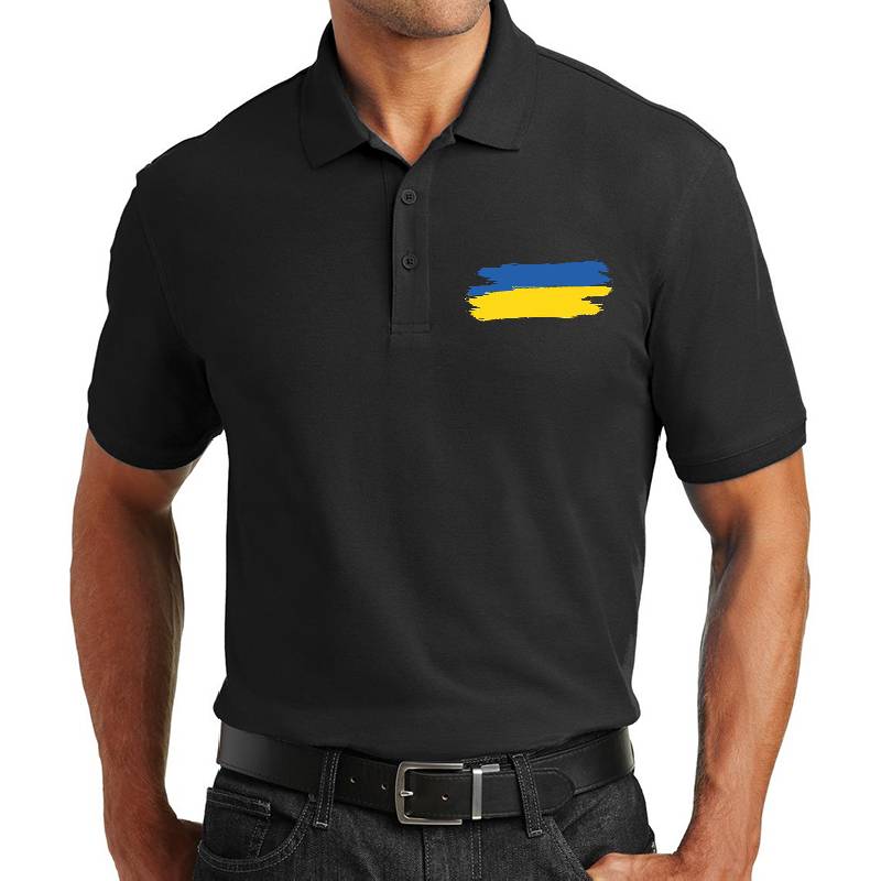 Copy of Ukraine Flag with vintage Ukrainian National Colors Unisex T-shirts