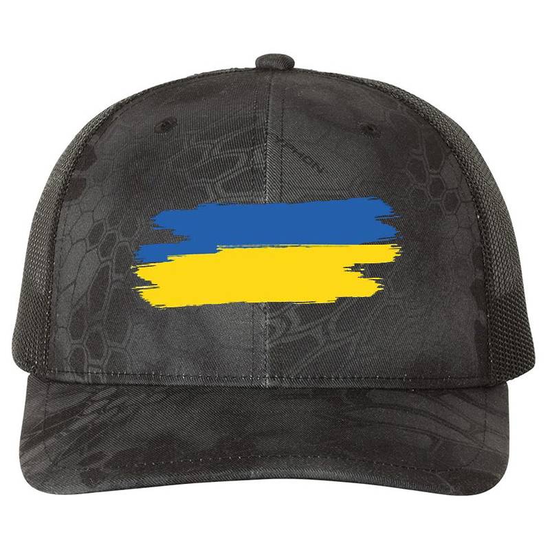 Copy of Ukraine Flag with vintage Ukrainian National Colors Unisex T-shirts