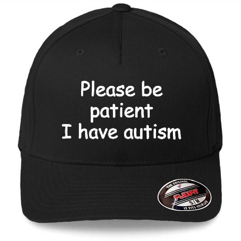 please be patient i have autism Unisex V-Neck T-Shirts