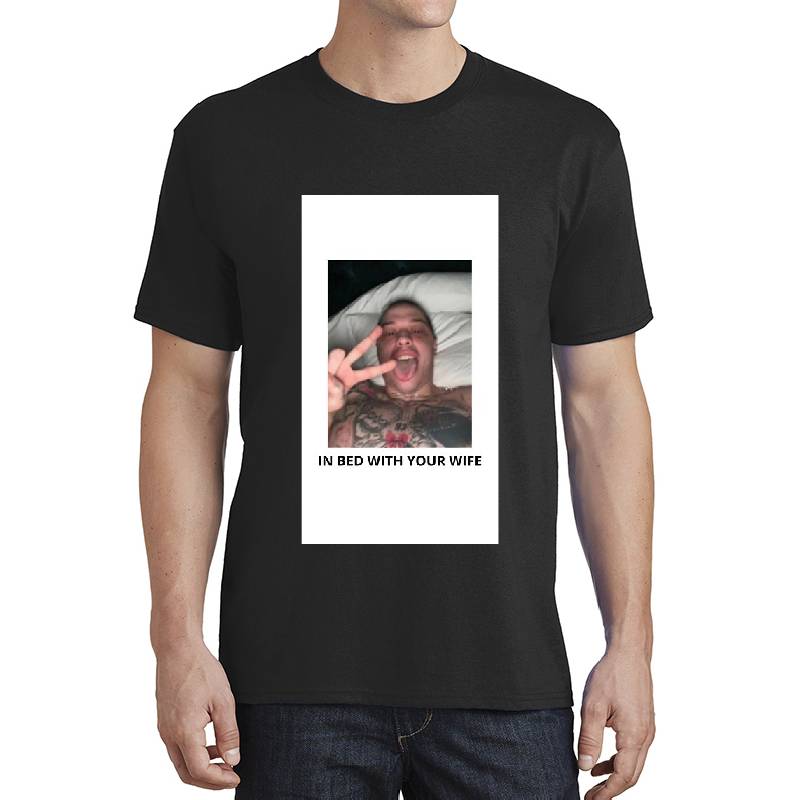 IN BED WITH YOUR WIFE - pete davidson Premium Flat Bill Snapback Caps