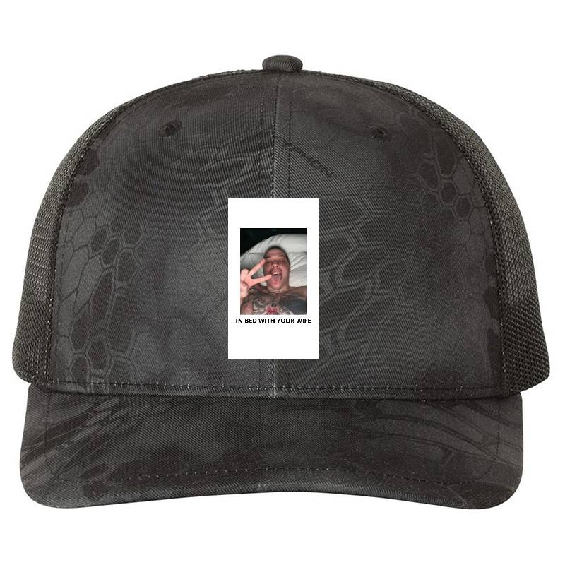 IN BED WITH YOUR WIFE - pete davidson Premium Flat Bill Snapback Caps