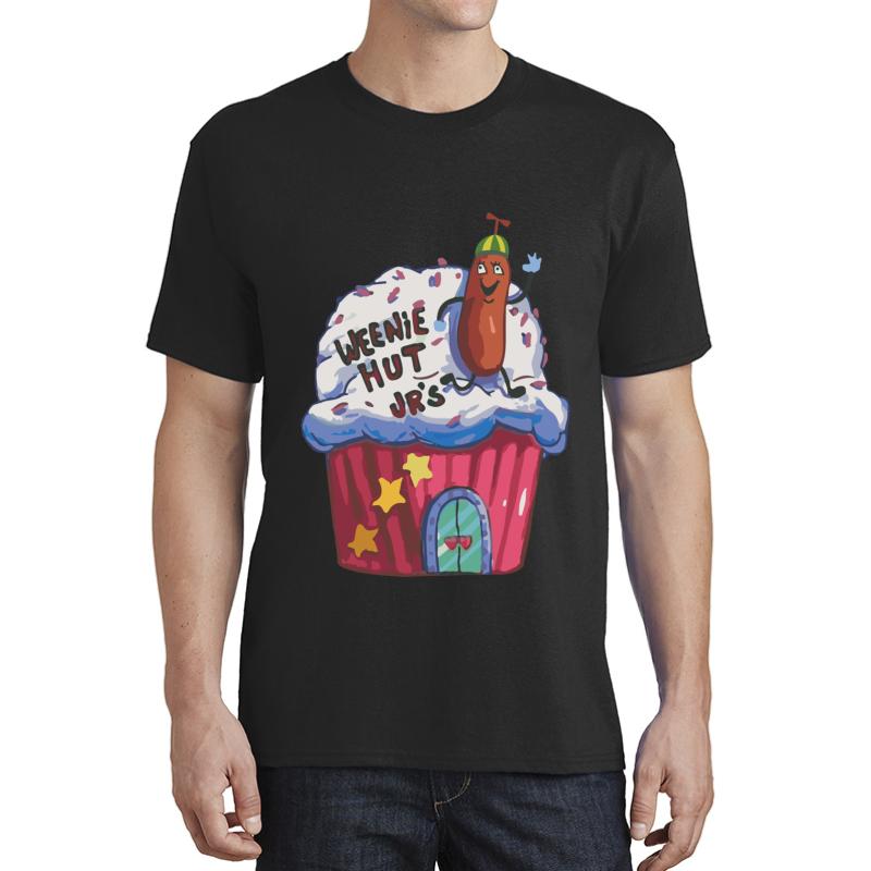 Weenie Hut Jr's Unisex T-Shirt Men Black