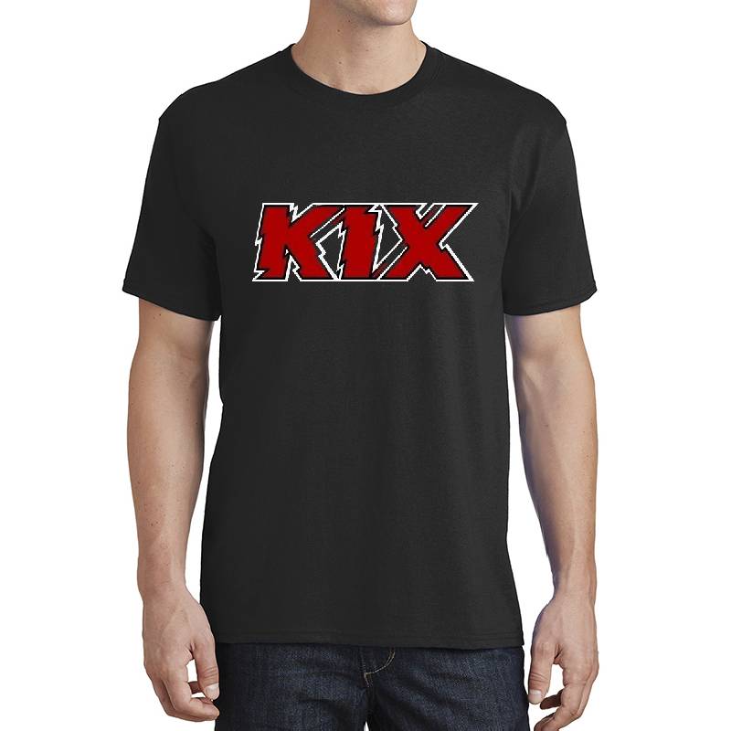 Kix Band Logo Unisex V-Neck T-Shirts