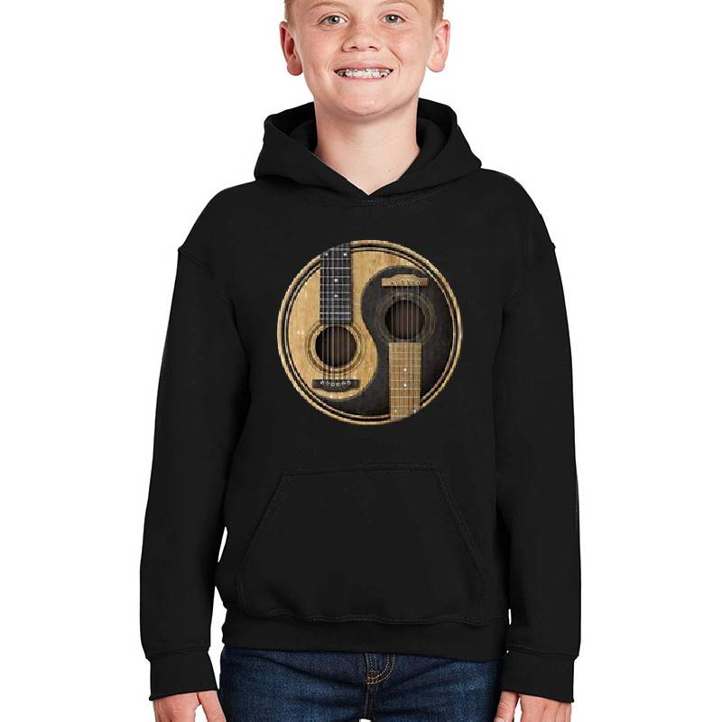 Old and Worn Acoustic Guitars Yin Yang Richardson Premium Trucker Snapback Caps