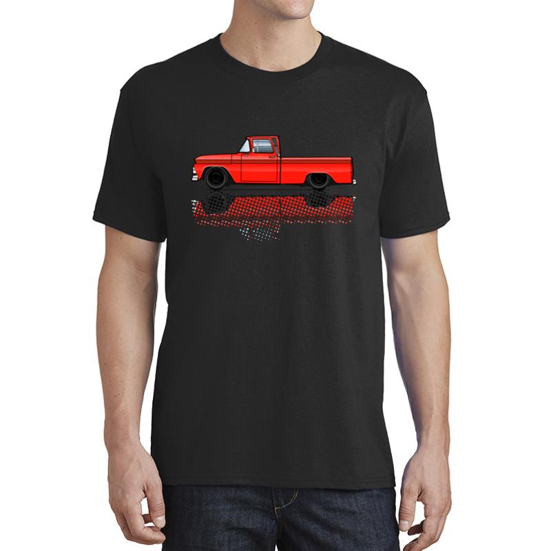 1962-63 Red Chevy C10 Truck Unisex T-Shirt Men Black