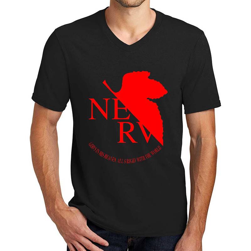 Nerv Logo, Neon Genesis Evangelion Essential T-Shirt Flexfit Baseball Caps