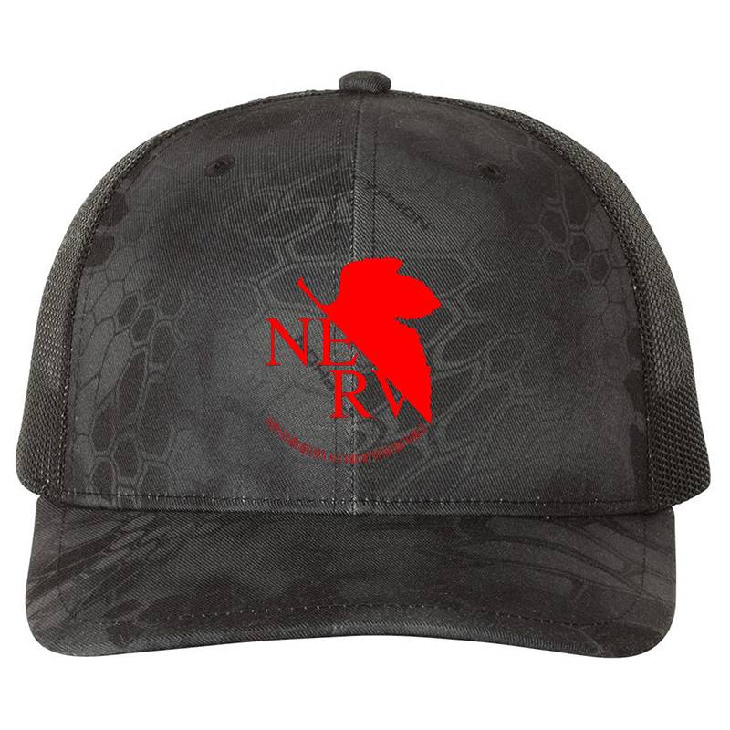Nerv Logo, Neon Genesis Evangelion Essential T-Shirt Flexfit Baseball Caps