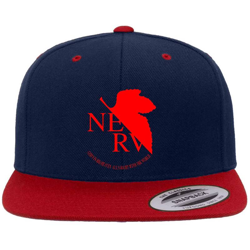 Nerv Logo, Neon Genesis Evangelion Essential T-Shirt Flexfit Baseball Caps