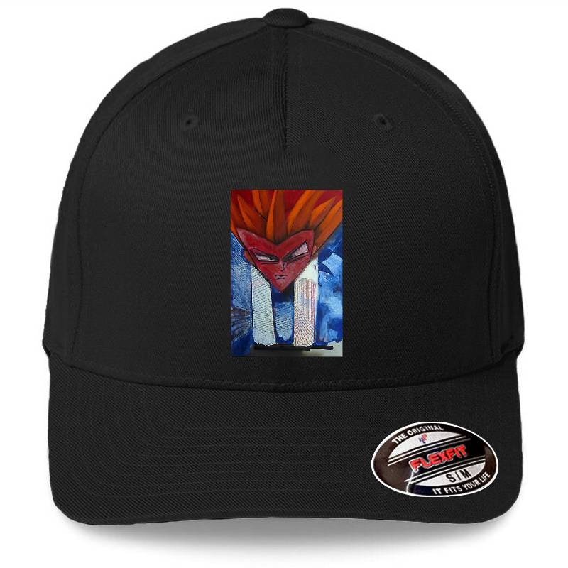 Dragon-Flag, Sandra Ceballos, Backroom Art Premium Flat Bill Snapback Caps