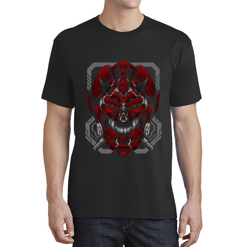 Artistic Skull Mecha Ronin Samurai - unique design Unisex Polo Jersey Sport Shirts
