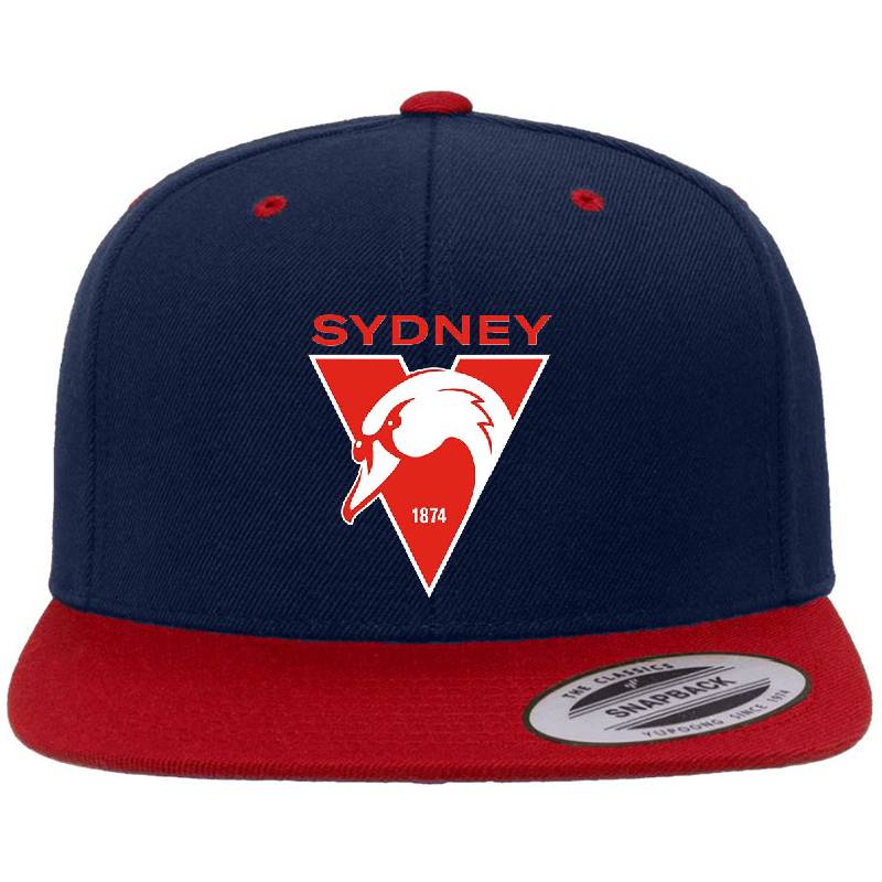 Sydney the Bloods Swans Haughty Swannies-Logos Classic T-Shirt Richardson Premium Trucker Snapback Caps