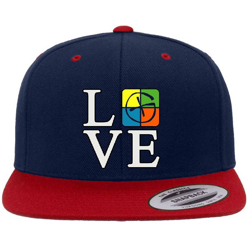 Geocaching Logo Richardson Premium Trucker Snapback Caps