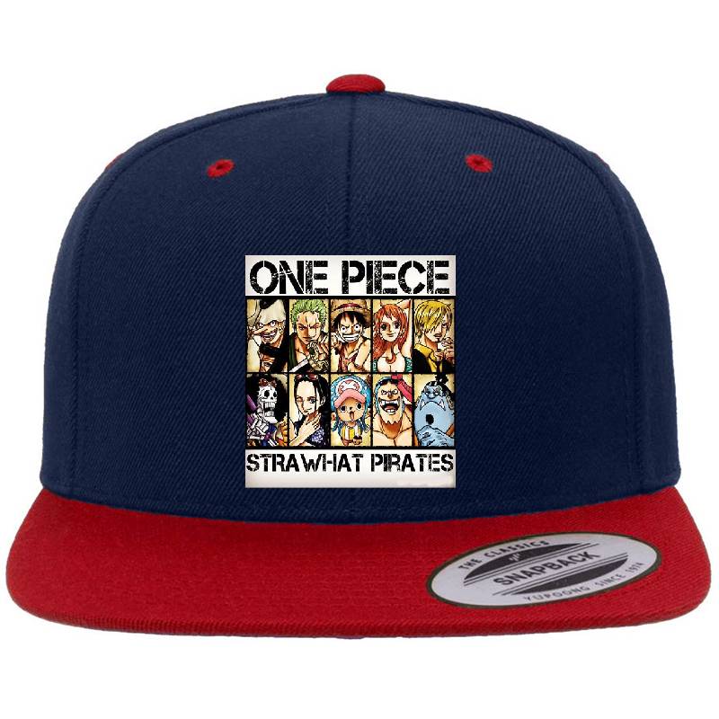 One Piece Straw Hat Pirates Classic T-Shirt Richardson Premium Trucker Snapback Caps