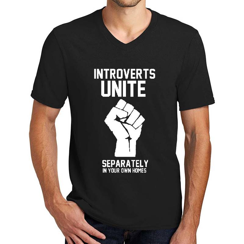 Introverts unite separately in your own homes Essential  Premium Flat Bill Snapback Caps