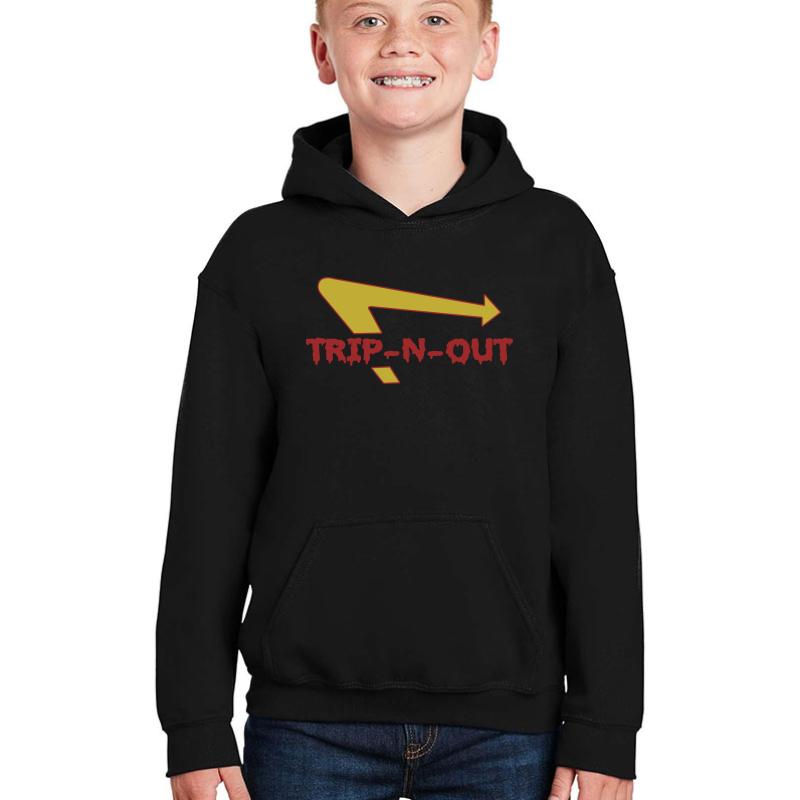 Trip-N-Out Youth Hooded Sweatshirt Boy Black