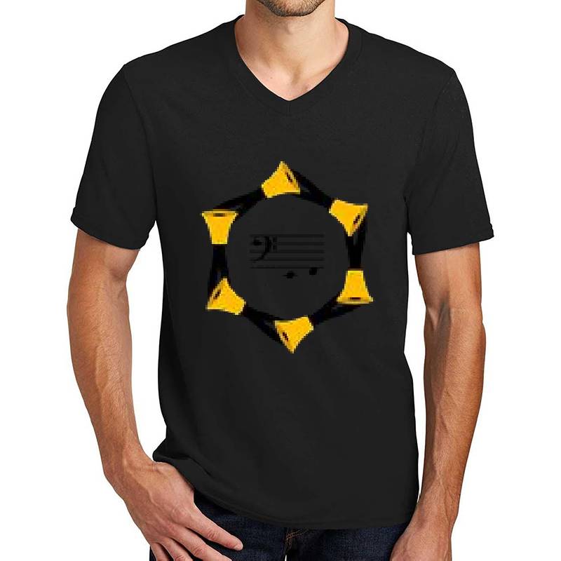 E3F3 (Position Bass-2) Handbell Star Unisex T-shirts