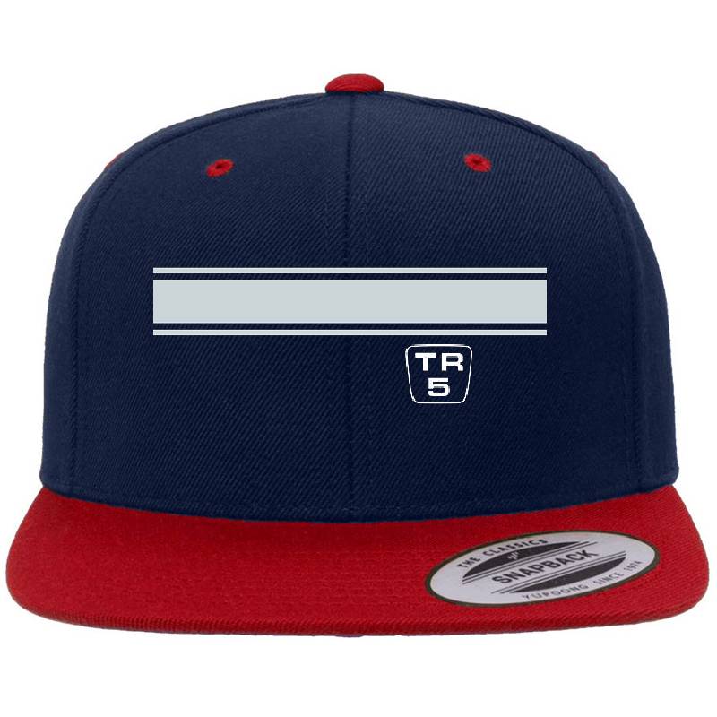 Triumph TR5 - with racing stripes Flexfit Baseball Caps