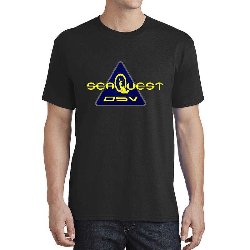 SeaQuest DSV logo Premium Flat Bill Snapback Caps