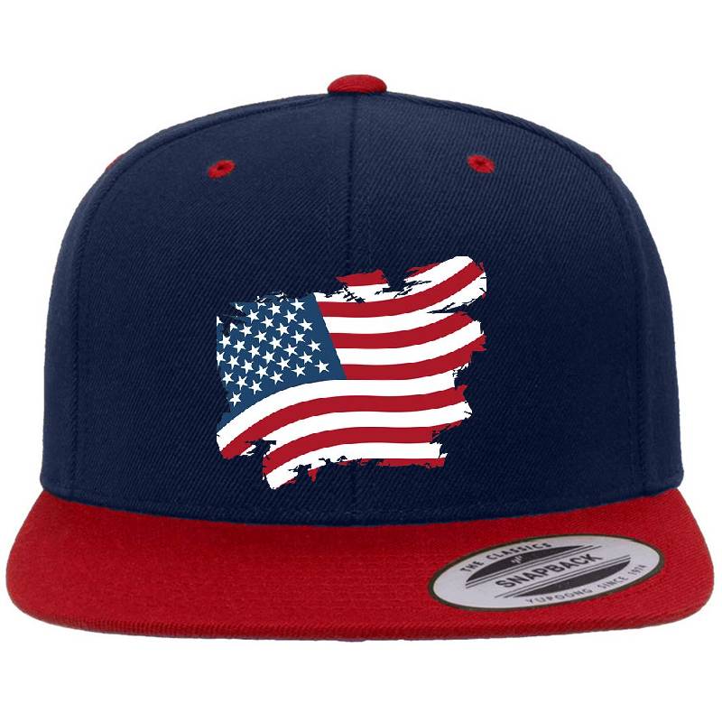  usa flag independence day Richardson Premium Trucker Snapback Caps