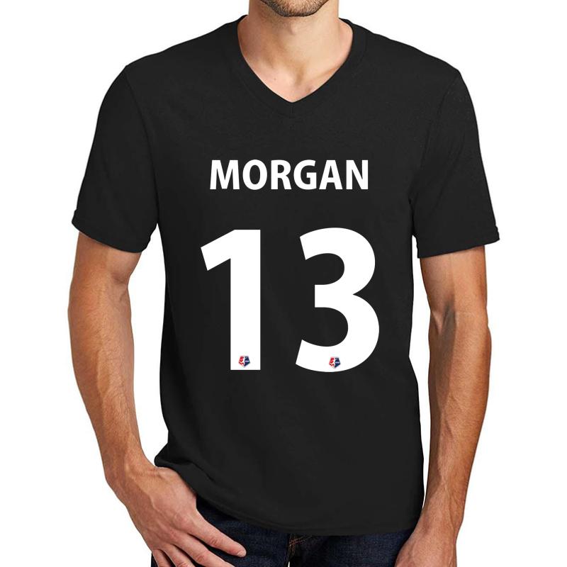 Alex Morgan Orlando Pride Unisex V-Neck T-Shirt Men Black