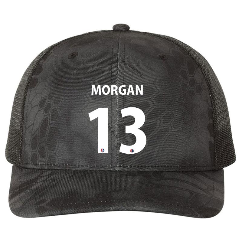 Alex Morgan Orlando Pride Richardson Premium Trucker Snapback Cap  Kryptek Typhon Black