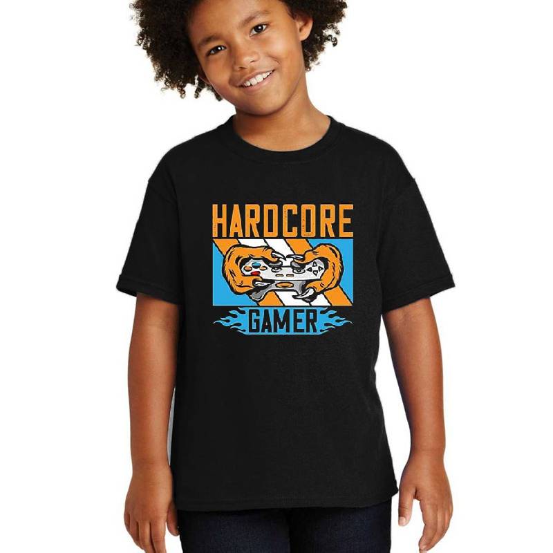 Hardcore Gamer Hardcore Gaming Shirt, Funny Gamer Shirt, Gamer Shirt, Game Addict Shirt, Gamer Gift, Gaming Present, Gift for Him, Funny Gamer Gift  Premium Flat Bill Snapback Caps