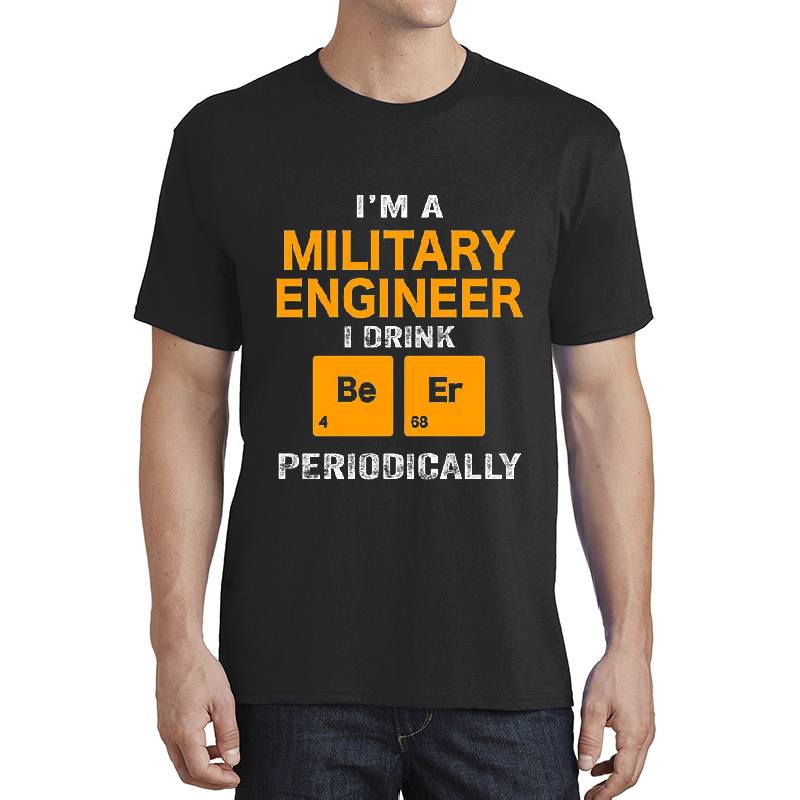 Beer Drinker Gift, Funny Military engineer Shirt, Military engineer Gift, Military engineer fathers day christmas gift Shirt,Drink Beer Periodically Youth T-Shirts