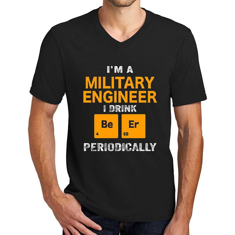 Beer Drinker Gift, Funny Military engineer Shirt, Military engineer Gift, Military engineer fathers day christmas gift Shirt,Drink Beer Periodically Youth T-Shirts
