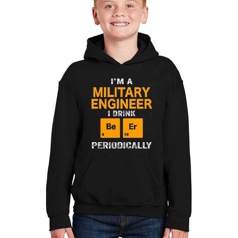 Beer Drinker Gift, Funny Military engineer Shirt, Military engineer Gift, Military engineer fathers day christmas gift Shirt,Drink Beer Periodically Youth T-Shirts